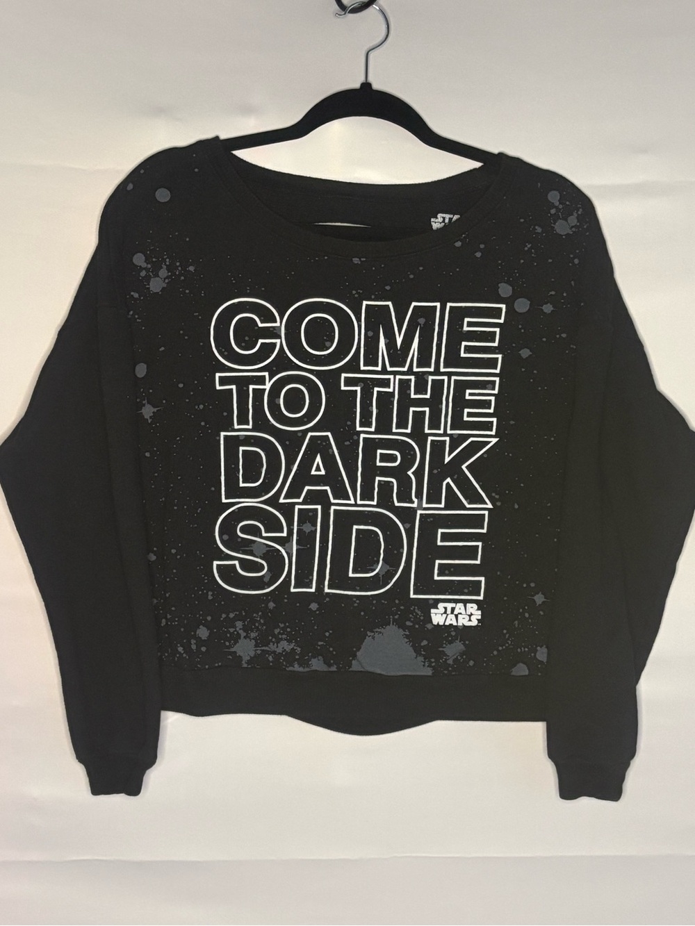 Star Wars "Come To The Dark Side" Distressed Sweatshirt